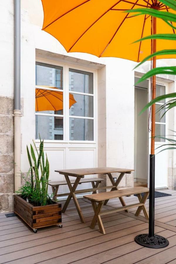 Hypercentre Appart 2 A 4 Pers, Calme & Cosy Avec Terrasse Privee ナント エクステリア 写真